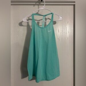 Nike Dryfit extreme racer back Teal tank Med